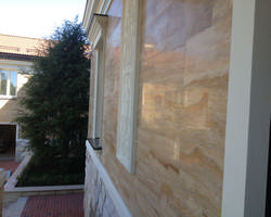 Шлифовка и полировка мраморных стен и фасадов